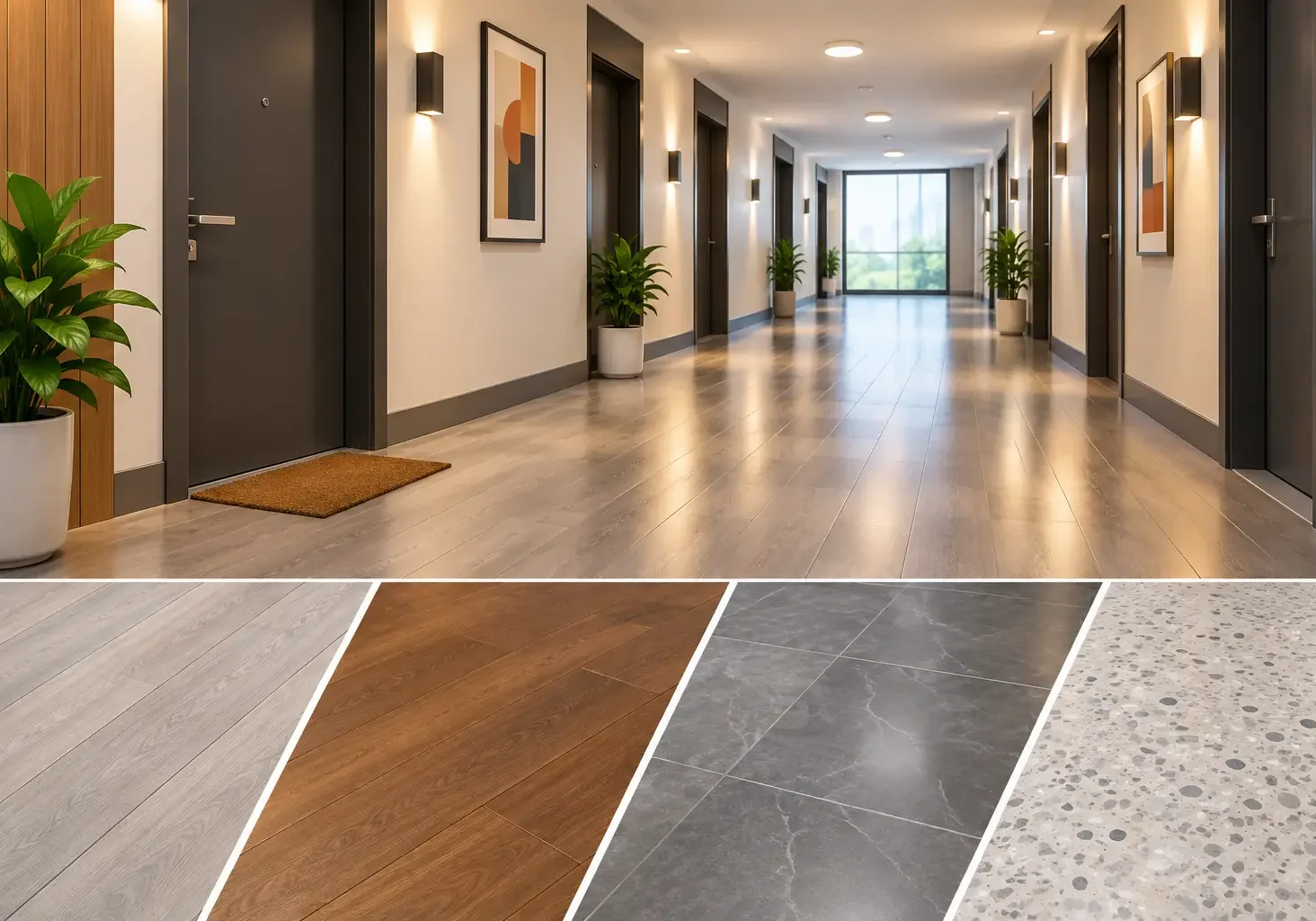 Best Flooring for Apartment Corridors That Holds Up