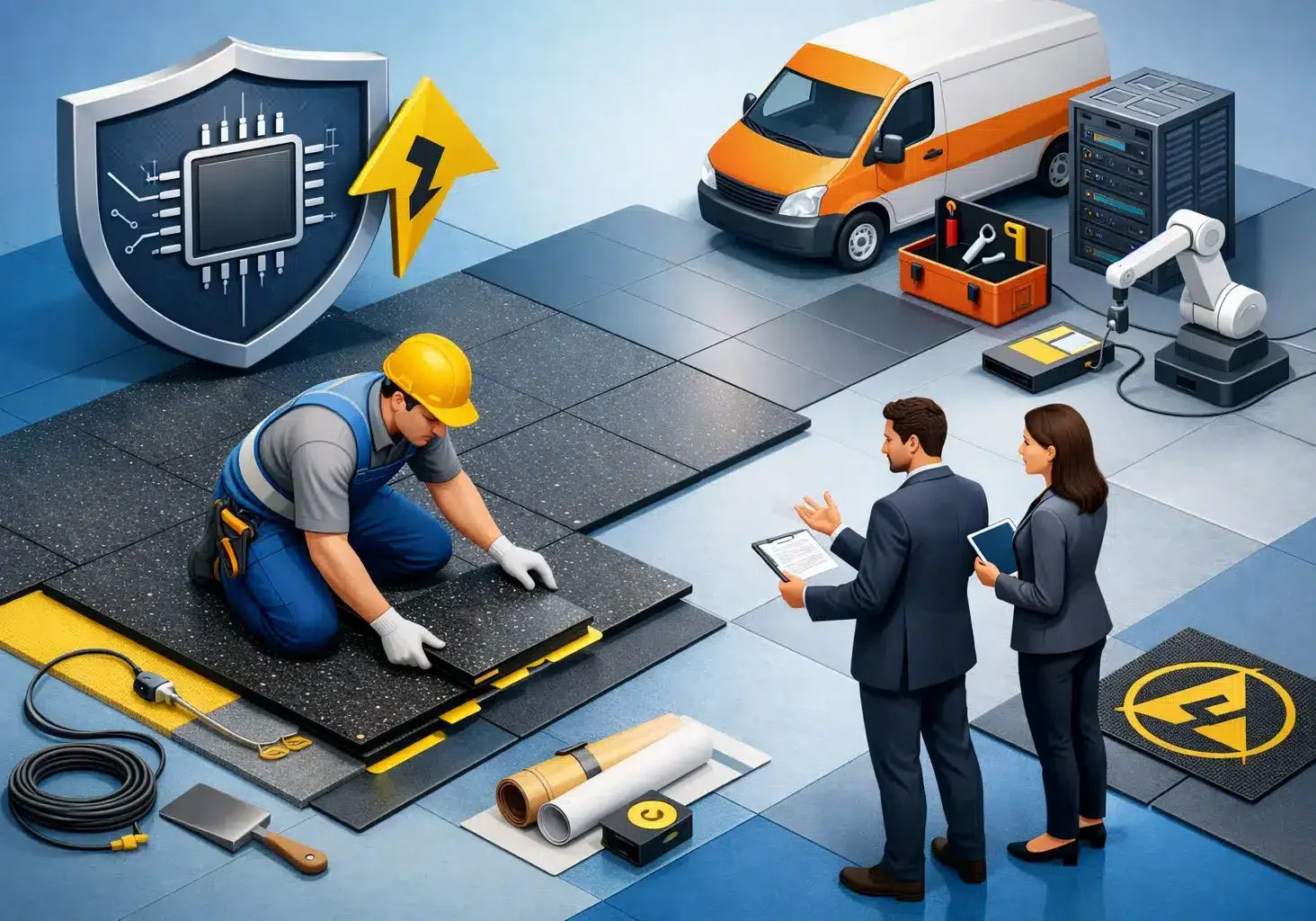 Choosing an ESD Flooring Installation Contractor