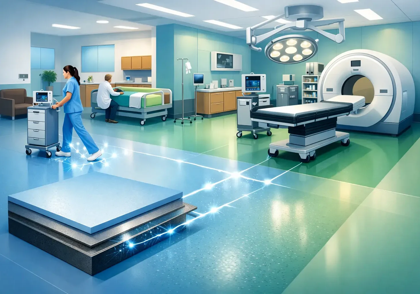 Conductive Flooring for Healthcare Facilities