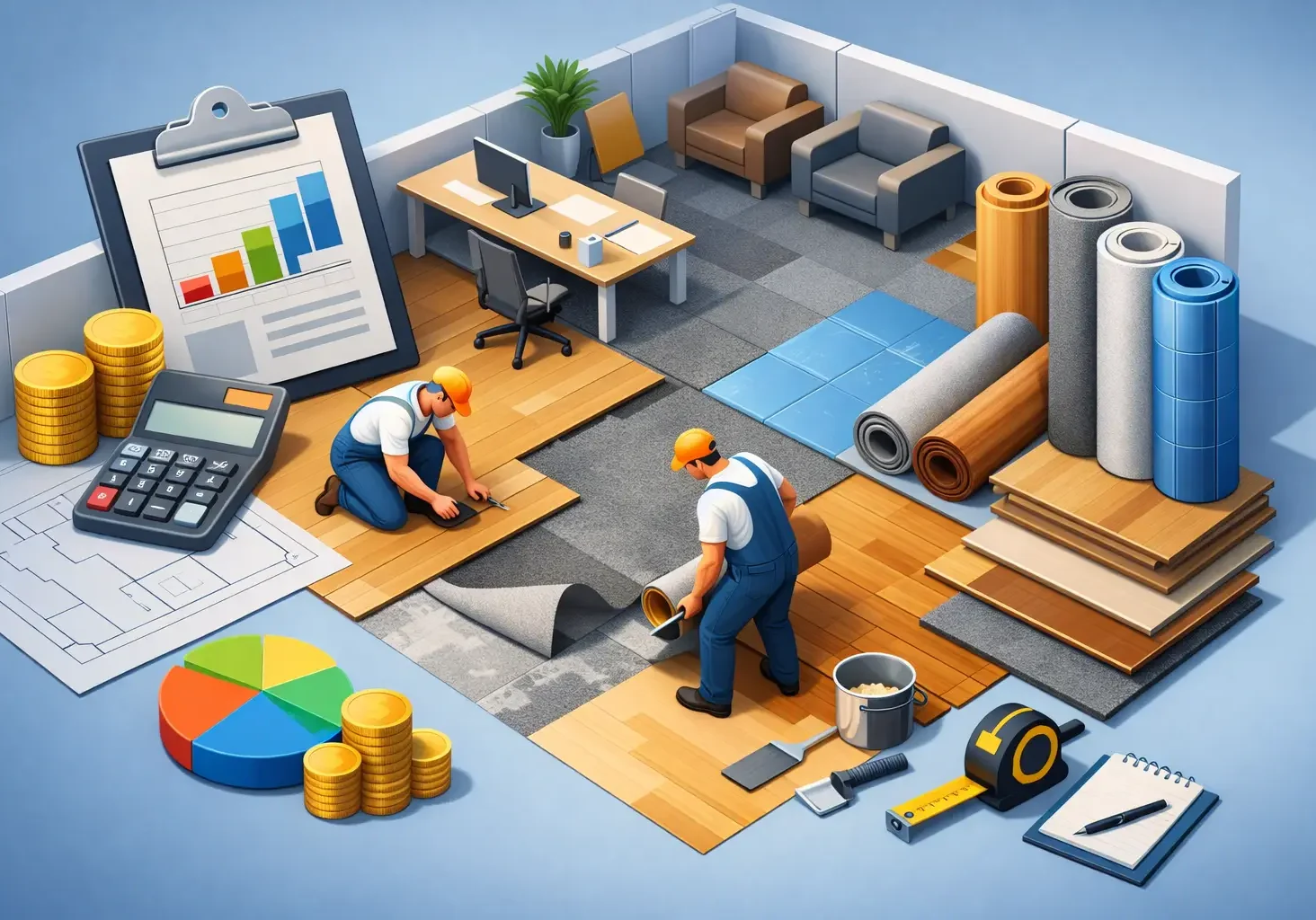 How to Budget Floor Replacement for Facilities