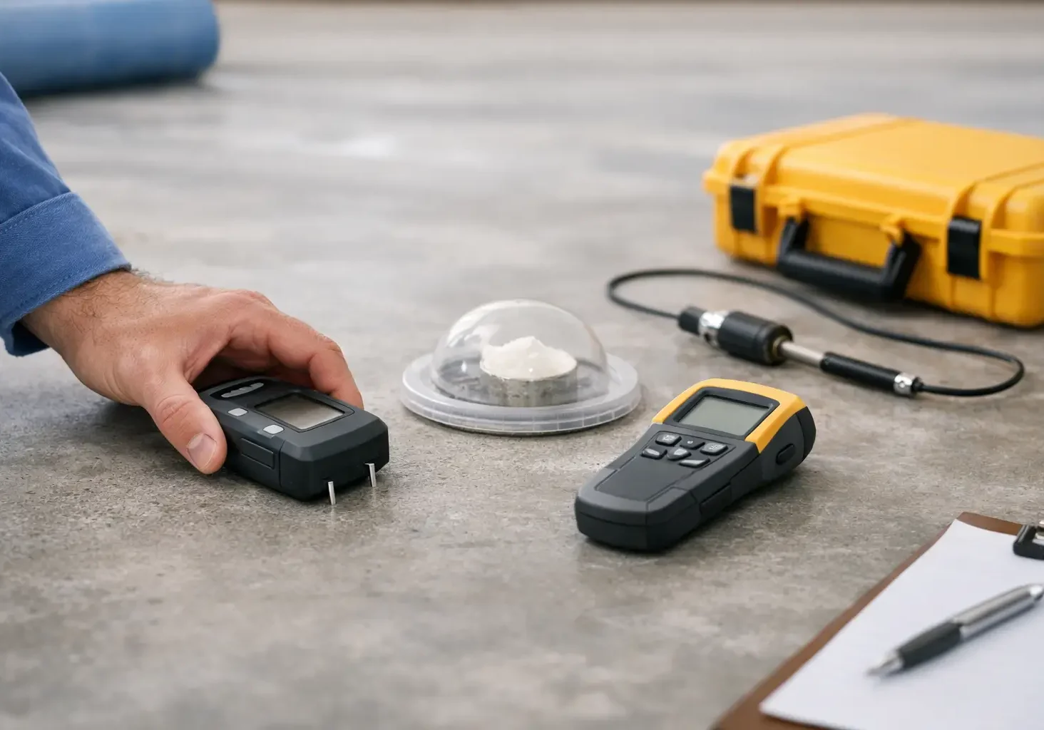 How to Evaluate Concrete Moisture Right
