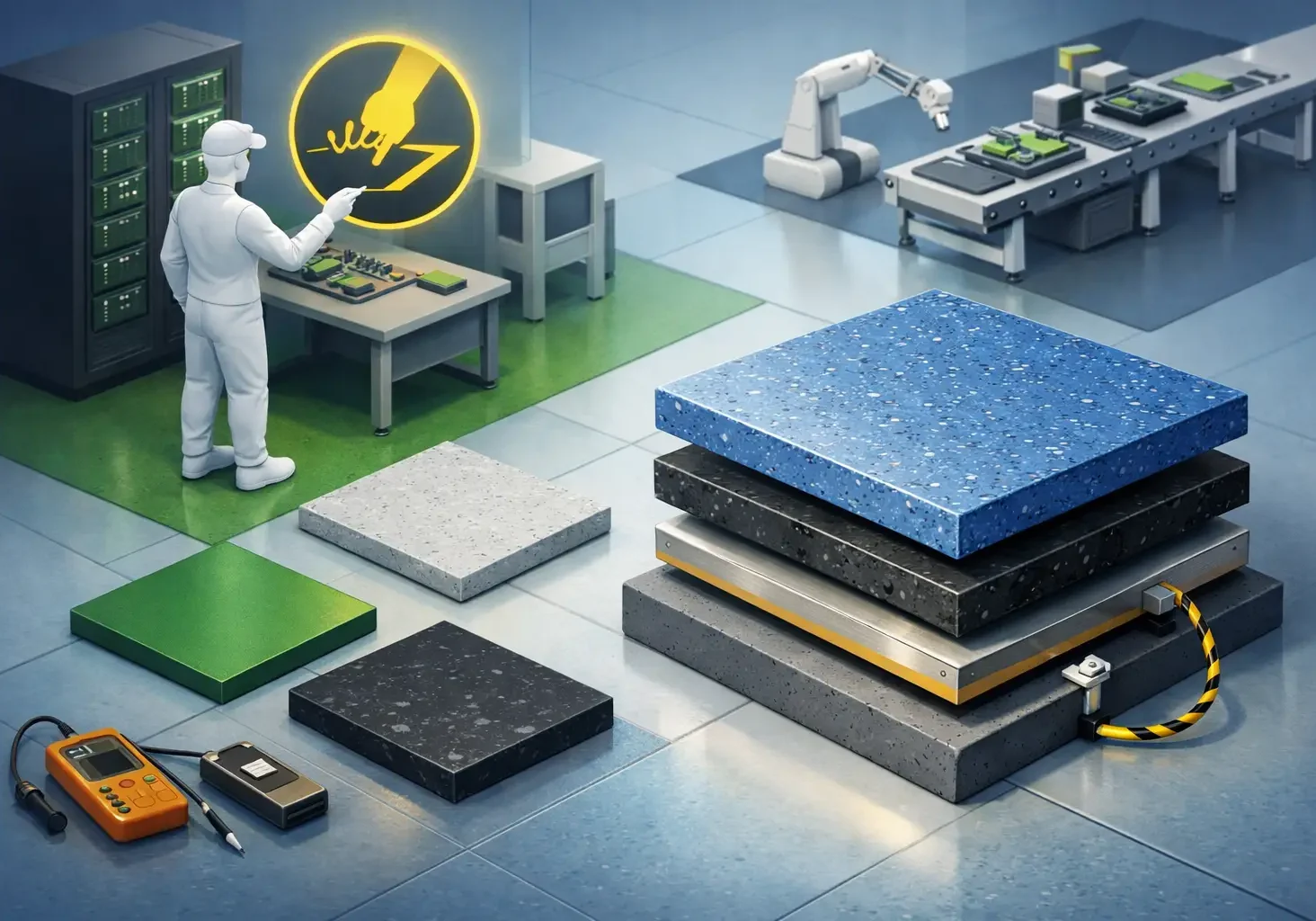 How to Select ESD Flooring