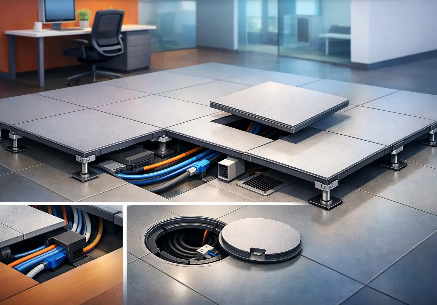 Low Profile Access Flooring Systems Explained