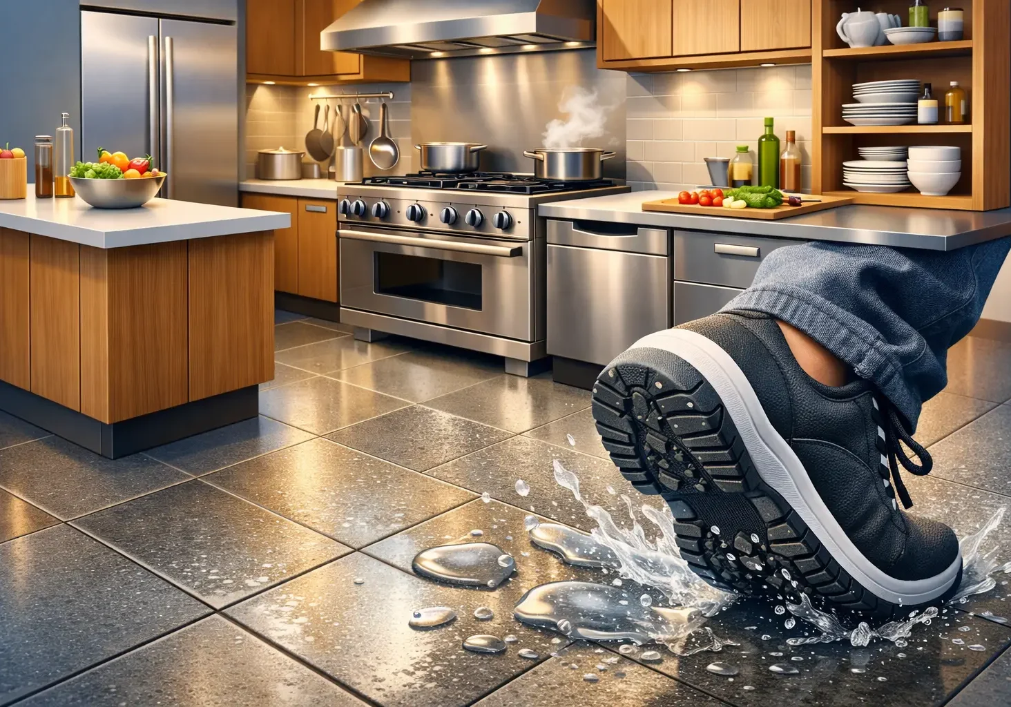 Slip Resistant Flooring Kitchens That Hold Up