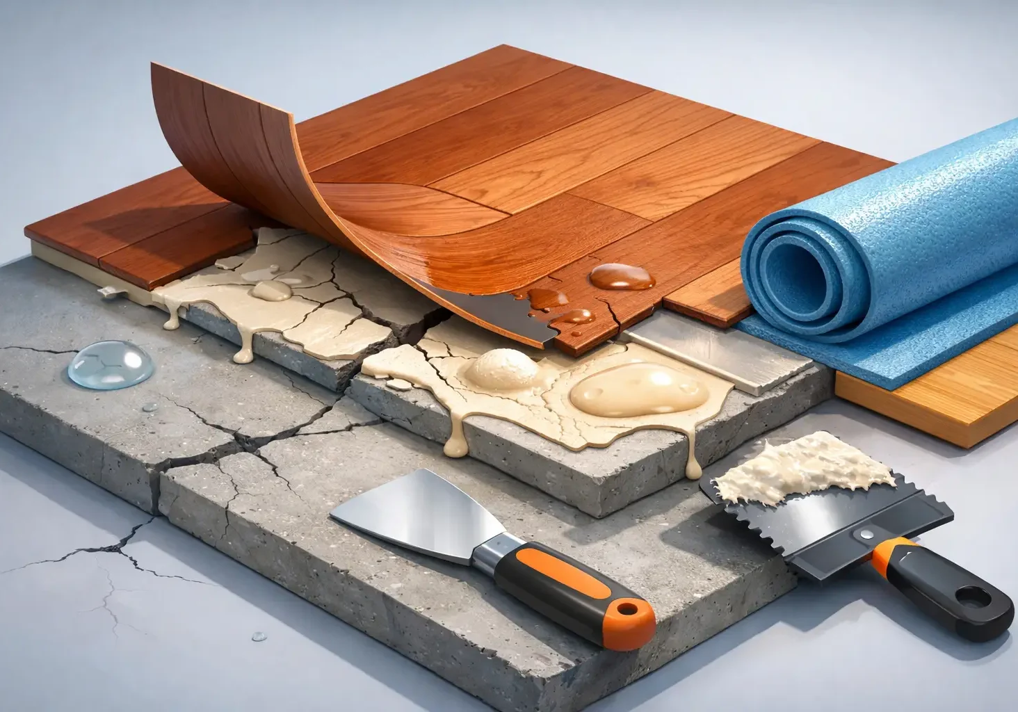 What Causes Adhesive Bond Failure in Flooring?