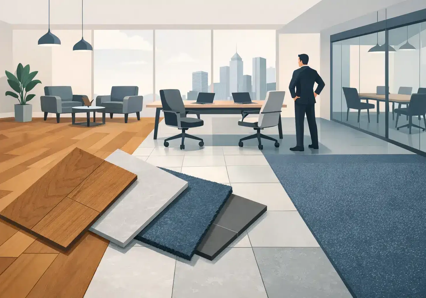 What Is the Best Flooring for a Commercial Office?