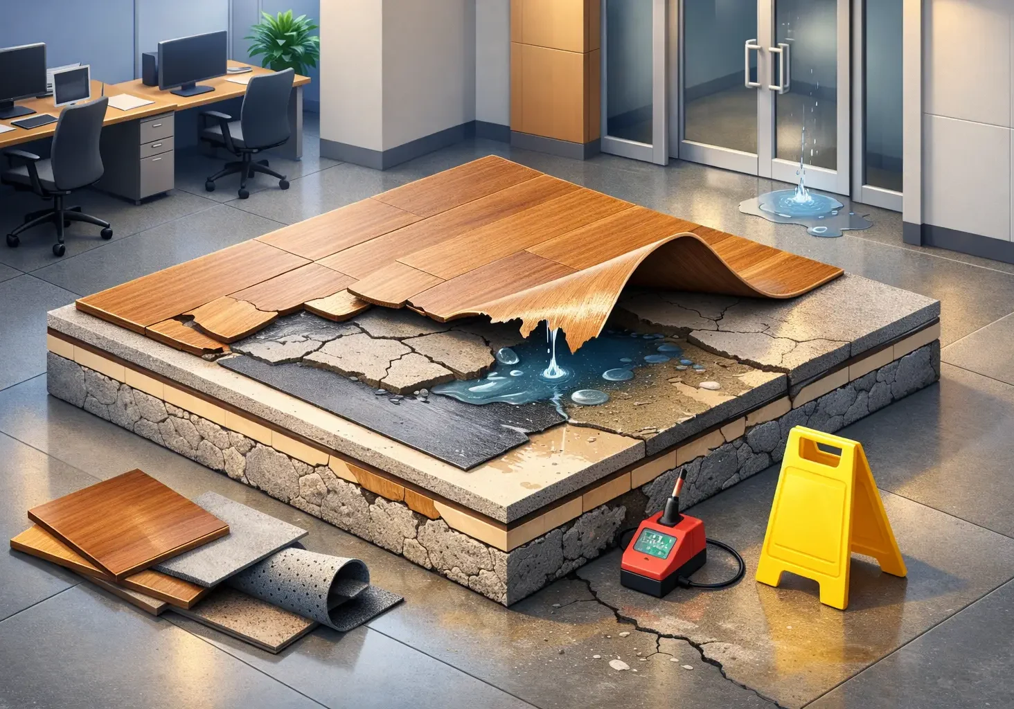 Why Do Floors Delaminate in Commercial Buildings?